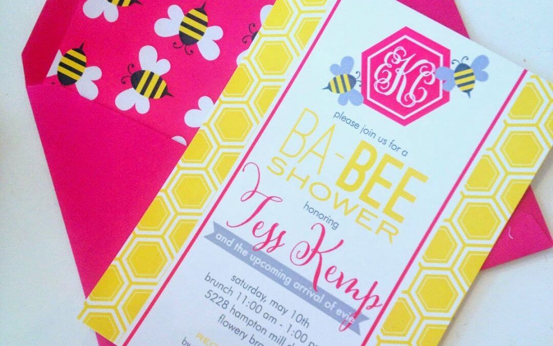 Bee Themed Baby Shower