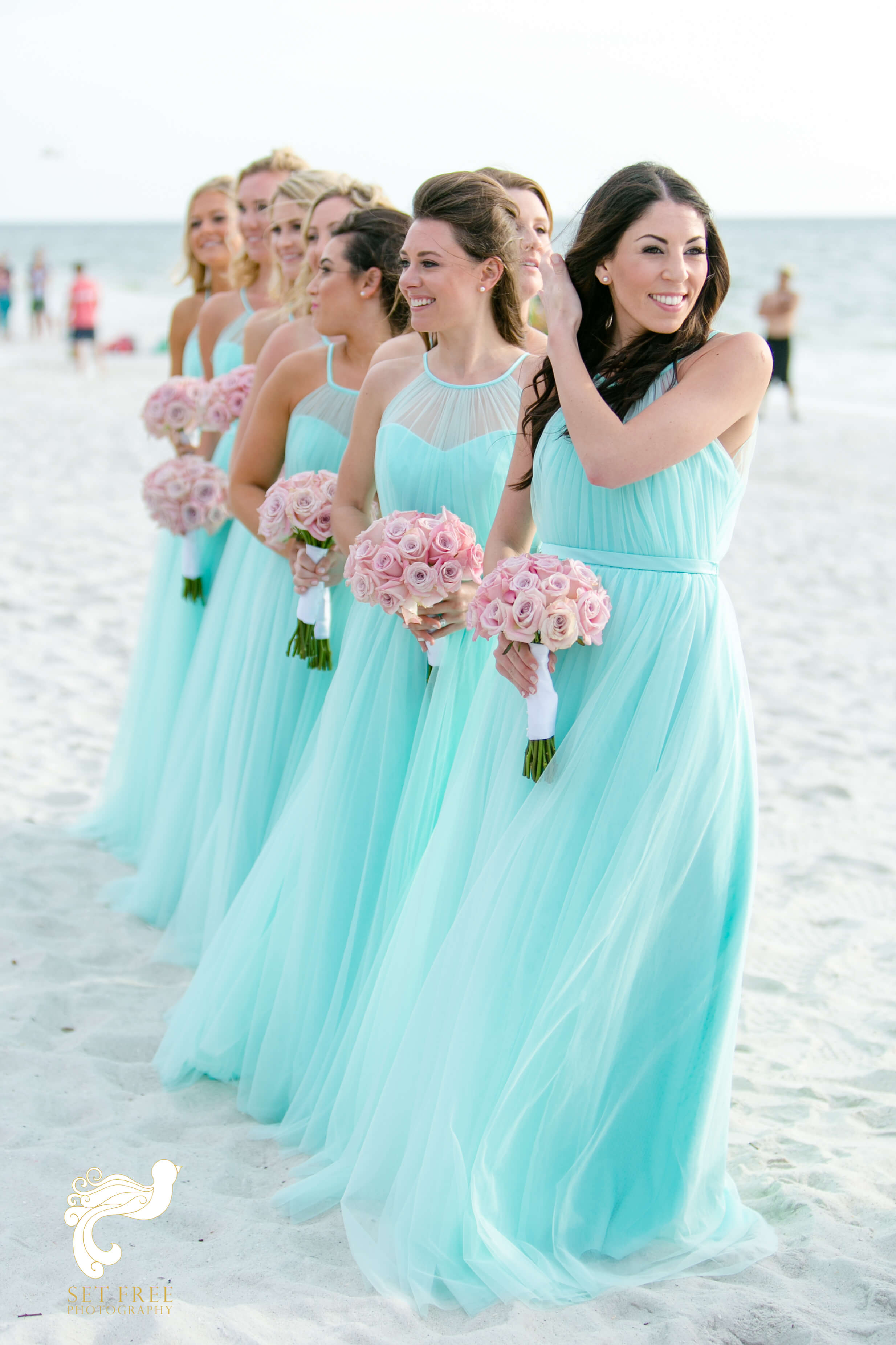 Turquoise and Coral Naples Wedding ⋆ Nico and Lala