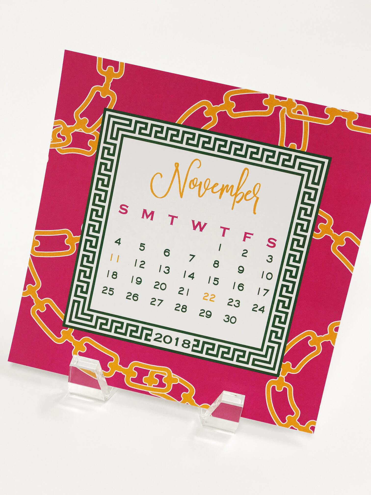 2018 Desk Calendar | Nico and Lala