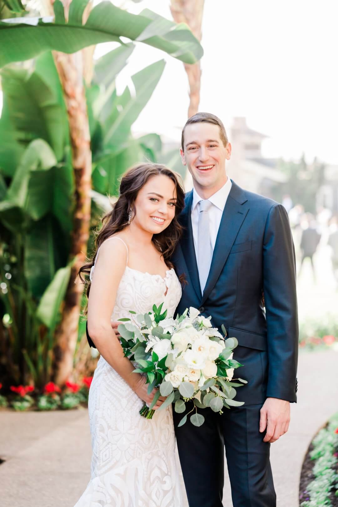 Garden Inspired Oceanfront Wedding | Nico and Lala
