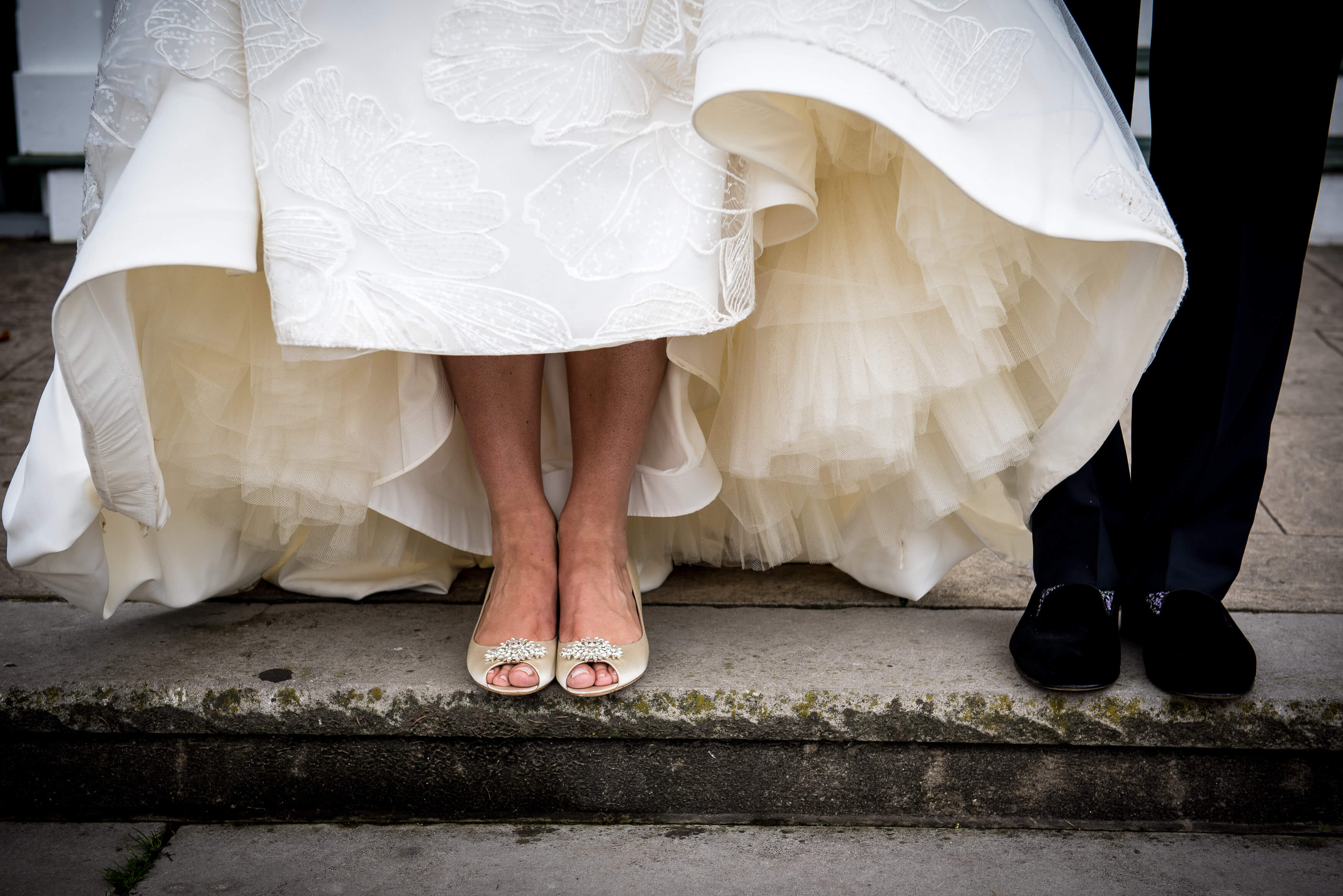 peep toe bridal shoes