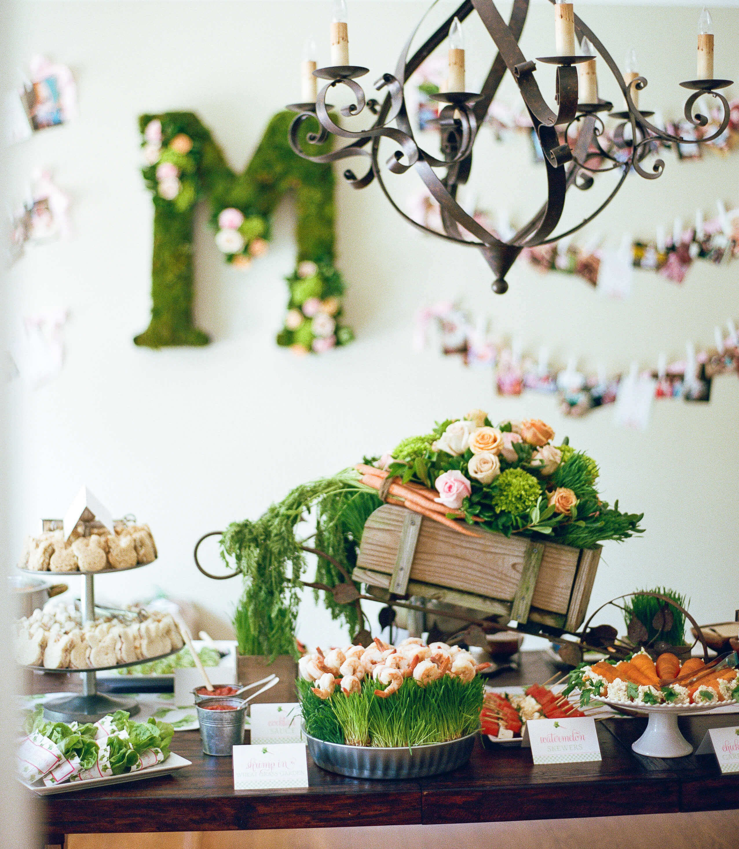 Spring party tablescape