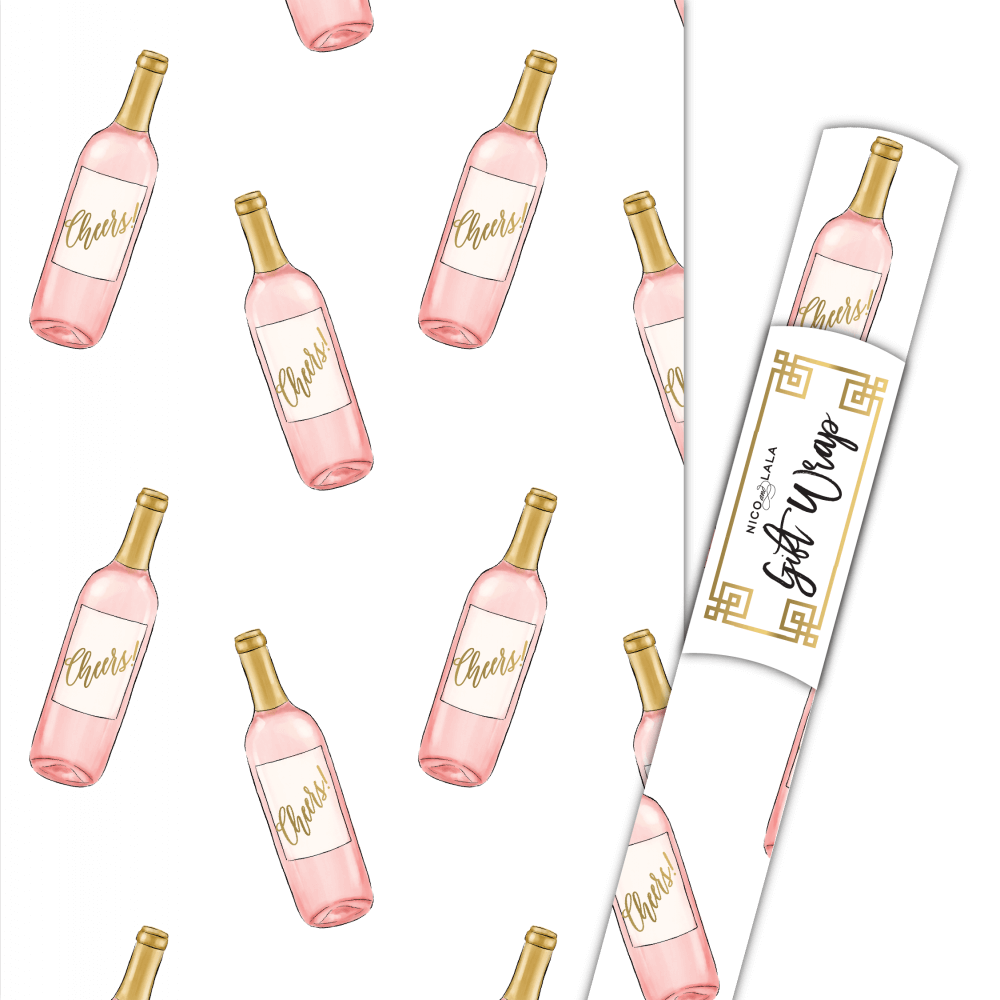 Rosé wrapping paper