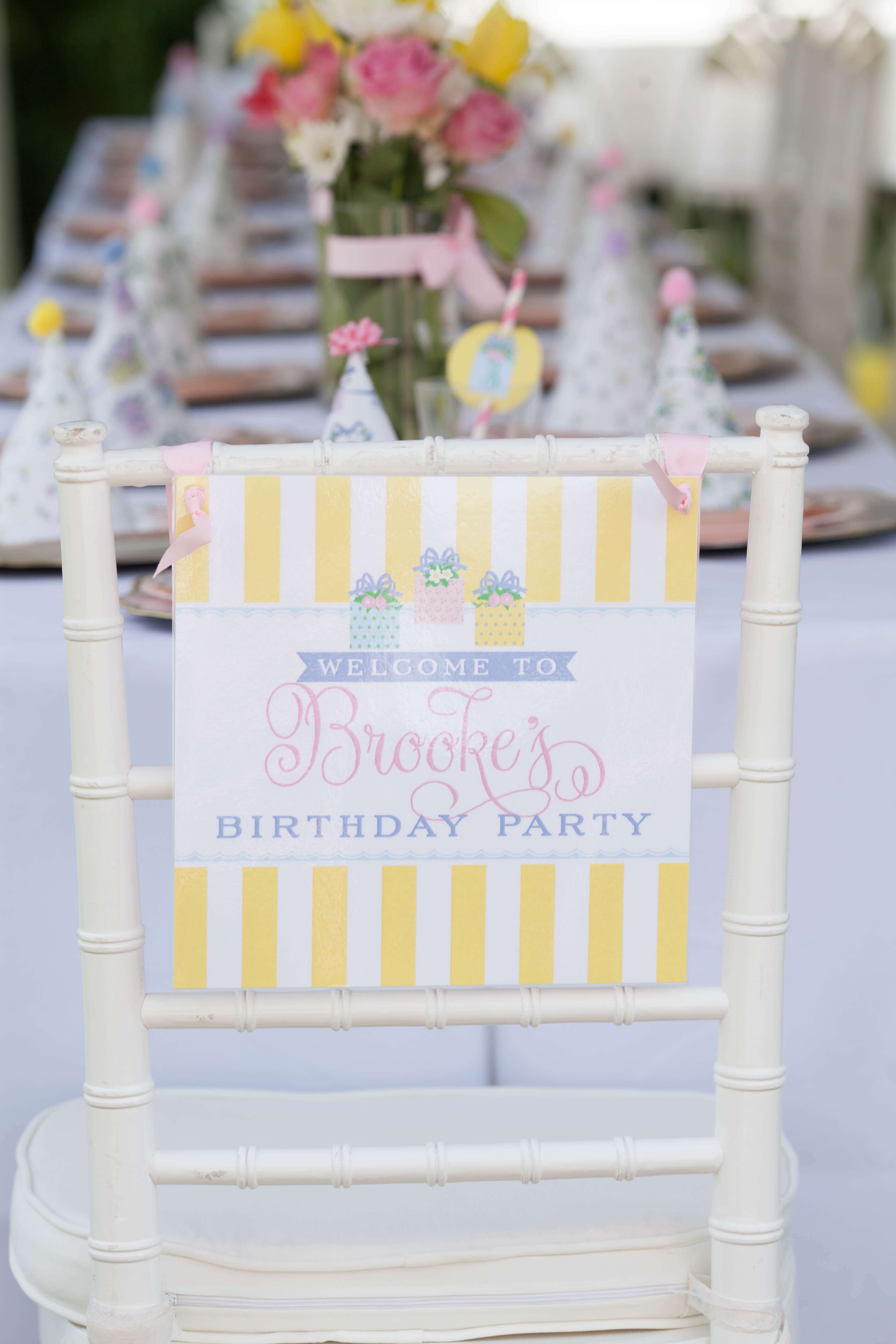 Everyday is a Gift Birthday Party Welcome Sign
