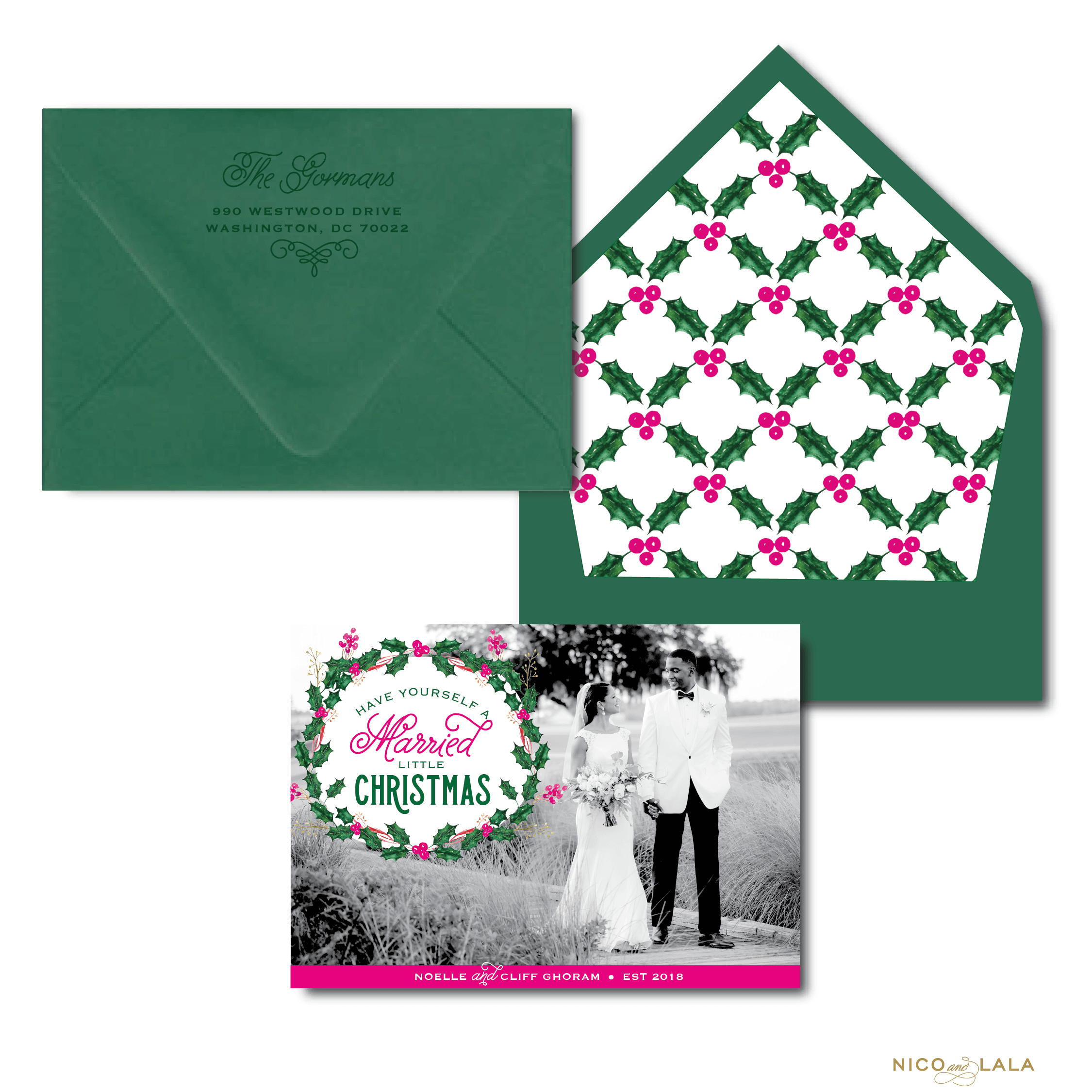 Have yourself a Married Little Christmas Card