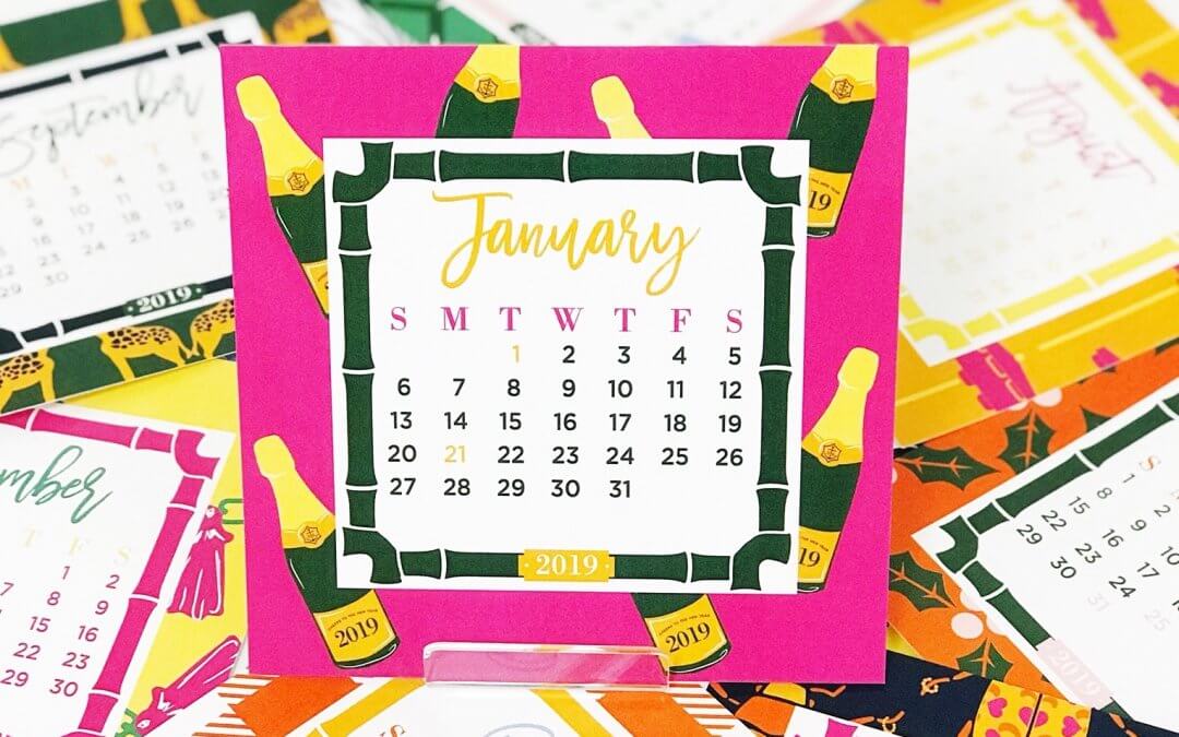 Our 2019 Desk Calendar Is Here!